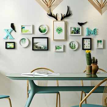 南北朝 北欧风格客厅装饰画沙发背景墙壁画墙画现代简约客厅挂画餐厅