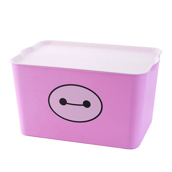 卡通收纳箱塑料整理箱装衣物储物箱子衣柜收纳盒桌面整理盒大小号