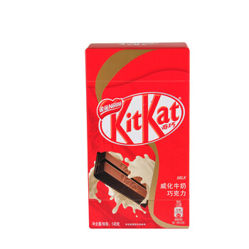 雀巢(nestle)kitkat 奇巧威化牛奶巧克力146g,降价幅度4%