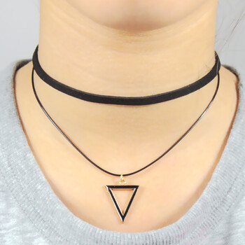 【满20包邮】原宿复古项圈女脖子饰品蕾丝颈带短款锁