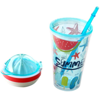COSTA咖世家 夏日情怀 柠檬吸管随行杯
