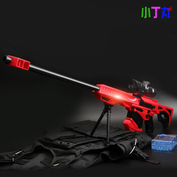 巴雷特手动水弹枪狙击枪小孩电动玩具枪水弹枪男孩可发射 需增购水晶