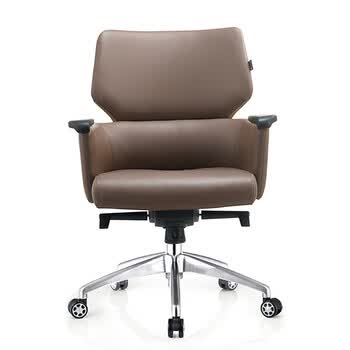 木氏帝王电脑椅老板椅子三节靠背人体工学椅高背头枕西皮hj31 中背