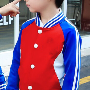 幼儿园园服春秋套装中小学生校服班服运动款 715红色男款 110cm