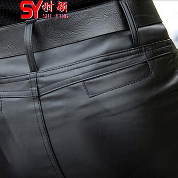 时颖秋冬2015韩版半身裙 新款包臀裙短裙pu皮裙女CYL125浼 黑色 M