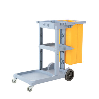 帕加马 酒店清洁手推车保洁杂物车多功能物业