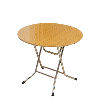 非洲鹰(feizhouying) 折叠桌子餐桌麻将桌饭桌实木圆桌方桌大圆桌酒店