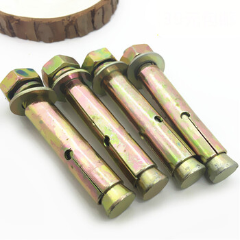 镀锌膨胀螺丝铁膨胀螺栓 拉爆螺丝外膨胀 爆炸螺钉m6m8m10 m8*100