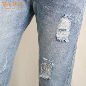 莫卡妮雪2016新款连体裤韩版少女牛仔背带学生小清新学院风 图色 XL