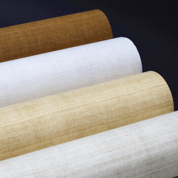 六尺对开仿绢布纹半生熟宣纸蜡染复古笺 毛笔书法作