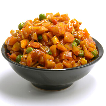 八宝五仁酱丁咸菜下饭菜酱菜麻辣爽口开胃下饭菜萝卜丁 1000克【图片 