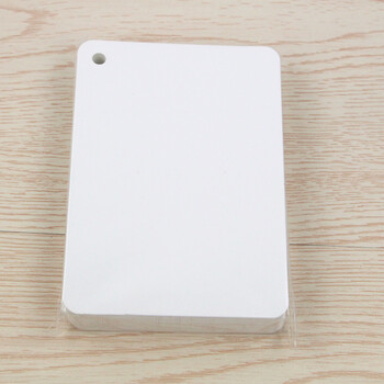 圆角牛皮纸卡片空白小卡片留言卡英语单词卡片 打孔7.7*10.