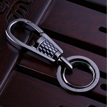 高大上男士钥匙扣 锌合金硬度金属钥匙挂件汽车钥匙链 zj-100-枪黑