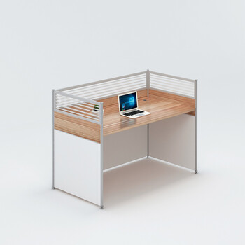 桌简约现代屏风桌员工桌卡位工作桌椅组合隔断办公家具sn9982 单人位