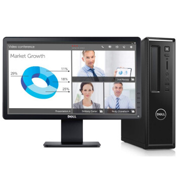 
                                        戴尔(DELL)成就Vostro 3800-R6208 台式电脑整机(奔腾G3260 4G 500G DVD 三年上门 三年硬盘保留)19.5英寸                