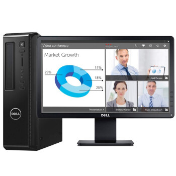 
                                        戴尔(DELL)成就Vostro 3800-R6208 台式电脑整机(奔腾G3260 4G 500G DVD 三年上门 三年硬盘保留)19.5英寸                