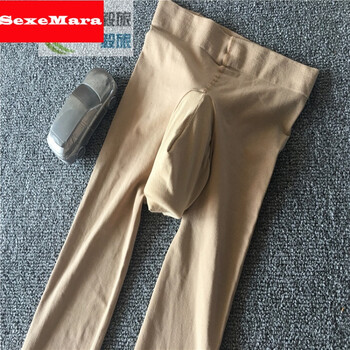 春秋男士丝袜jj套包蛋中厚大码连裤袜情趣开裆袜加肥加大性感裤子