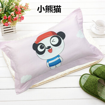 全棉卡通枕头1-3-6岁幼儿园小学生可爱枕芯30*50cm四季通用 小熊猫【