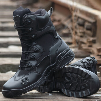 秋冬季军靴男特种兵高帮透气作战靴户外超轻军鞋作战靴登山战术靴