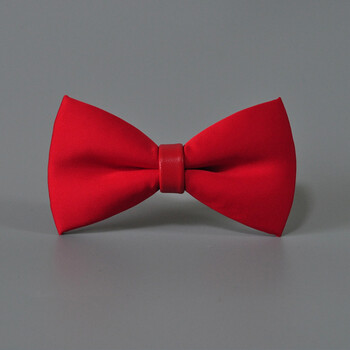 领结男结婚婚礼新郞韩版英伦正装蚕丝 红色