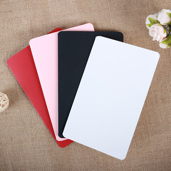 diy空白牛皮纸对折生日贺卡小卡片创意祝福感谢植树节手工母节 白色卡