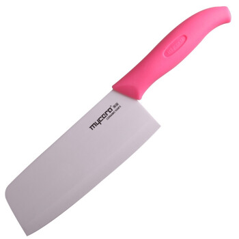 美瓷（MYCERA）陶瓷刀具厨房家用6.5寸切菜刀 厨师刀 蔬菜刀 单刀(桃红)EHG6.5P