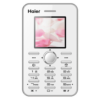 海尔(Haier) M312 移动/联通2G 卡片手机 儿童学生手机 白色
