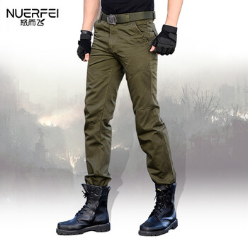 特战服武警户外军迷休闲裤男款迷彩裤作训裤 纯棉工装裤修身款战术裤