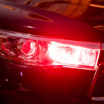 2017小前灯泡内饰改装装饰 新汉兰达 示宽灯 【焰红款2个装】