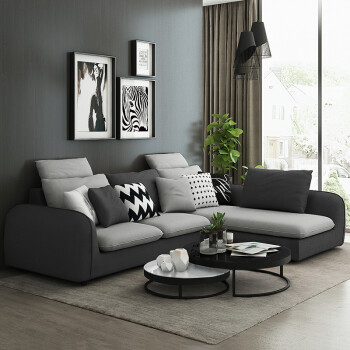 桑德森 沙发 布艺沙发 北欧现代简约客厅沙发小户型沙发可拆洗三人位