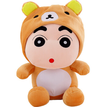 多多猫 可爱变身蜡笔小新公仔抱枕毛绒玩具大号布娃娃动漫玩偶大熊猫