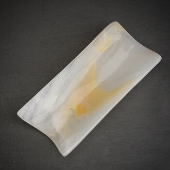 闻说|景德镇纯手工制 昆仑玉茶则 透光玉润 可做巾托 茶道配件 昆仑玉