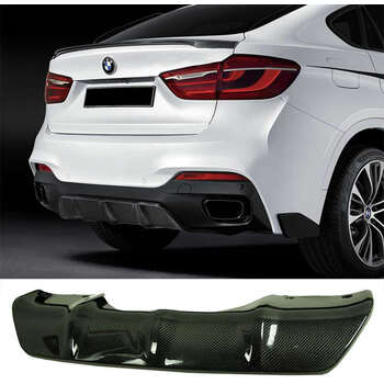 bmw宝马f16 x6 m-sport运动款碳纤维后唇扰流板