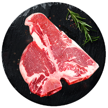 新鲜牛排 生牛排骨牛肋骨黄牛分割食材 冷链运输 2斤