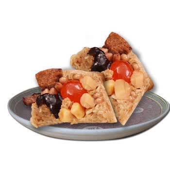 元祖(ganso) 粽子 端午节礼品 肉粽子 1215g 台湾风味肉粽