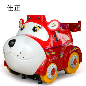 摇摆车新款儿童电动玩具马皮皮狗投币摇摇车画屏摇摆机摇摇乐 红色