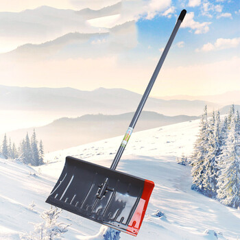 推雪铲加厚全钢大号推雪板堆雪锹铲扫雪除雪工具堆晒粮铲子铲锹【图片