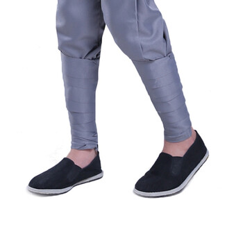 军装小八路军演出服红军服装复古子男女布鞋 男款 (43码)