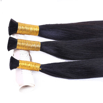 片无痕接发水晶接发真发假发片接头发真发发束 少女发 70厘米100克_ 6