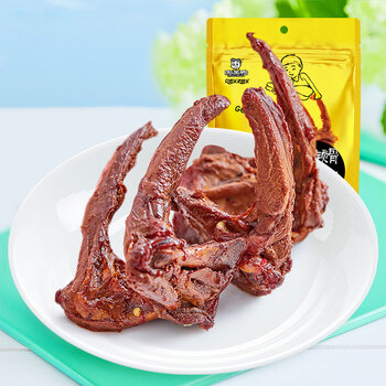 周黑鸭真空经典大包装卤鸭锁骨鸭架140gx2袋武汉特产鸭锁骨麻辣零食品