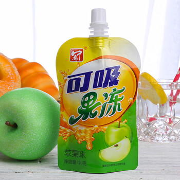 袋可以吸的果冻魔芋冰沙棒棒碎冰冰夏季儿童多口味饮料零食 苹果味