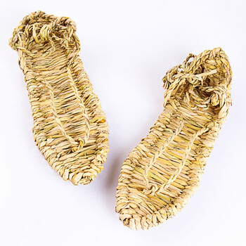 死神草鞋日本动漫cos日式凉鞋大码男女夏编织稻草二趾夹脚 39