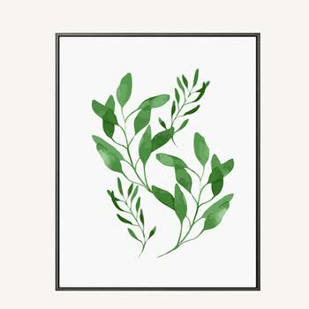 数字油画 客厅餐厅花卉植物简约数码填色手工绘画油彩装饰画 幸运草f