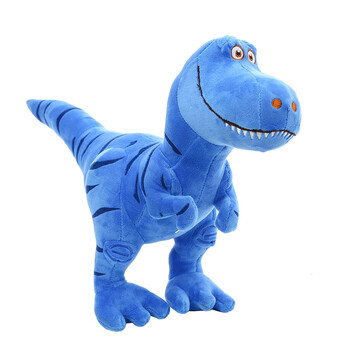 恐龙霸王龙玩具儿童男女生日礼物可爱抱枕大玩偶 蓝色霸王龙恐龙声 90
