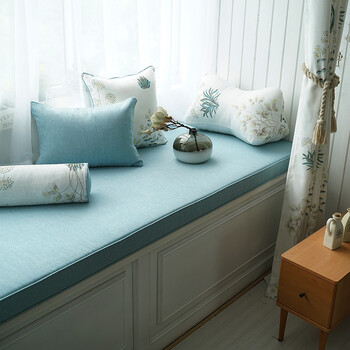 飘窗垫窗台垫海绵垫简约现代卧室田园乡村榻榻米阳台垫定做定制 定做