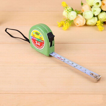 2米钢卷尺2m钢尺 测量工具木工量尺米尺五金工具一元店 黄色 2米