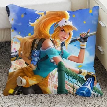 抱枕弈星梦奇周边游戏靠枕李白韩信定制靠枕玩具手办礼品 花木兰青春