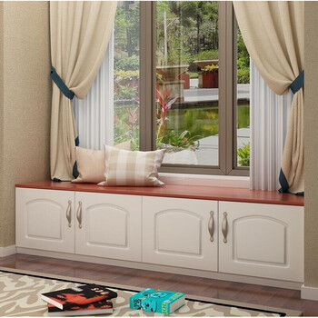 飘窗柜子窗边柜落地柜窗台柜阳台柜子鞋柜可坐储物柜地柜矮柜 长70深