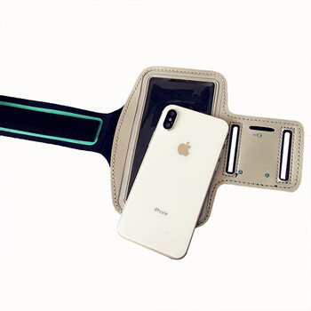 苹果iphonex 8plus手臂带手机套胳膊包绑臂跑步运动男女6s/7臂包 灰色
