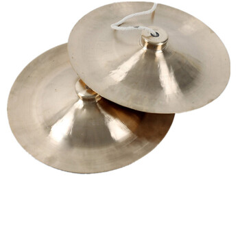 响铜镲铜钹大中小京镲腰鼓镲军鼓镲大头镲川钹广钹大铙 30cm广钹